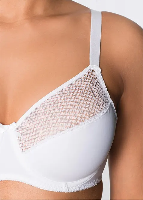 Reggiseno minimizer con mesh, bonprix