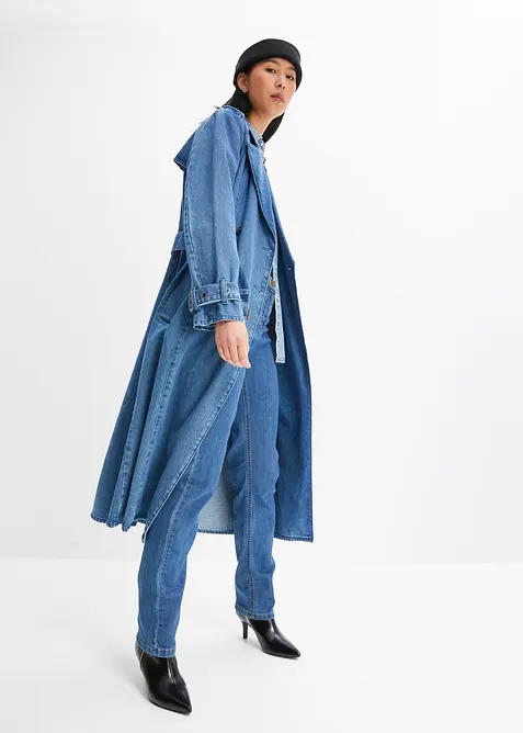 Jeans elasticizzati straight, vita media, bonprix