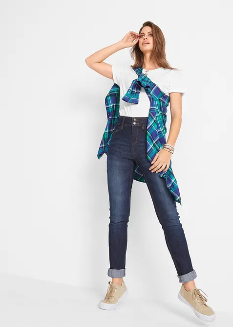 Jeans elasticizzati  confortevoli slim fit, vita alta, bonprix