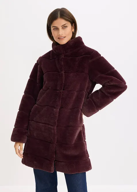 Cappotto in pelliccia ecologica, bonprix