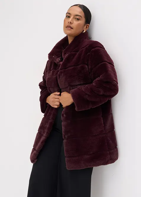 Cappotto in pelliccia ecologica, bonprix
