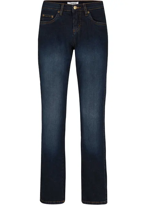 Jeans elasticizzati straight, vita media, bonprix