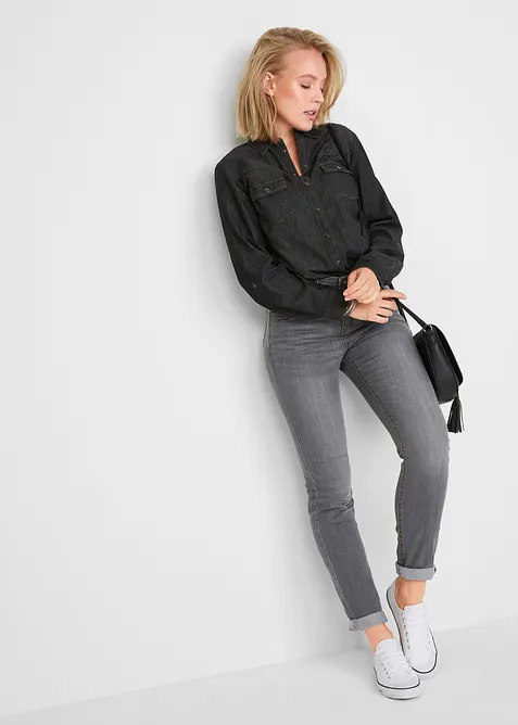 Jeans elasticizzati  confortevoli slim fit, vita alta, bonprix