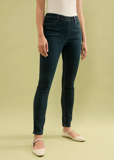 Jeggings con cinta comoda, a vita alta, bonprix