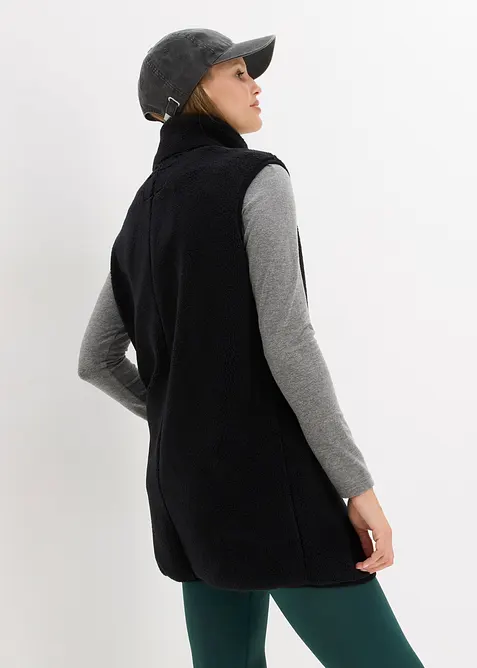 Gilet in pile teddy, bonprix