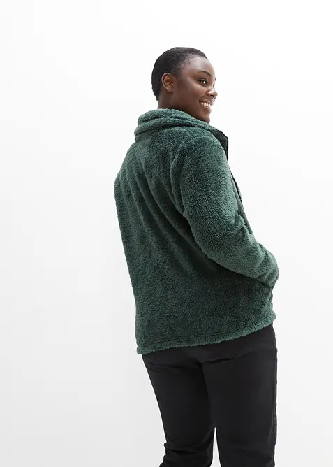 Giacca in pile teddy, bonprix