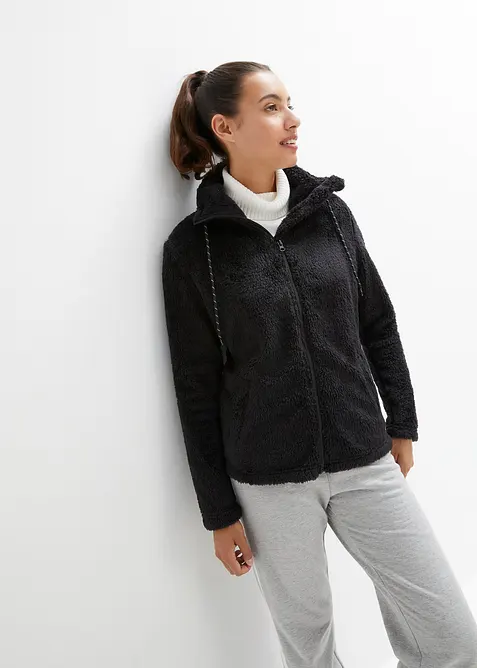 Giacca in pile teddy, bonprix