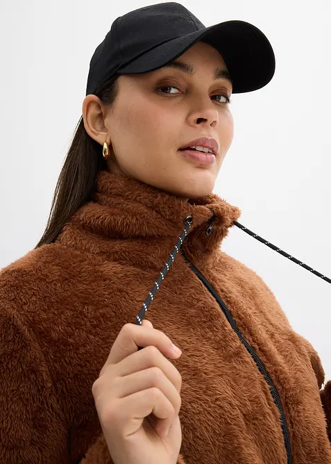 Giacca in pile teddy, bonprix