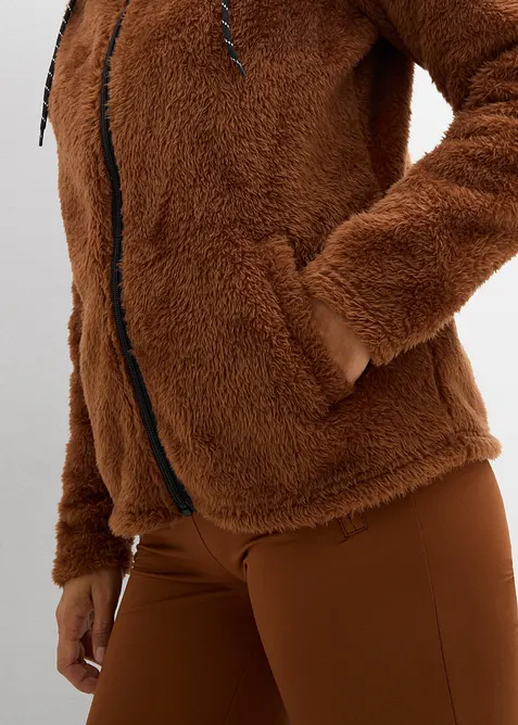 Giacca in pile teddy, bonprix