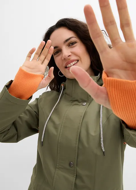 Giacca tecnica da mezza stagione, impermeabile, bonprix