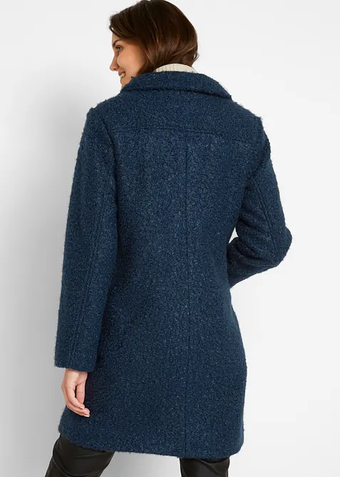Cappotto boucl&eacute; con tasche, bonprix
