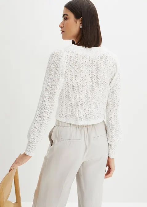 Cardigan con bottoni gioiello, bonprix