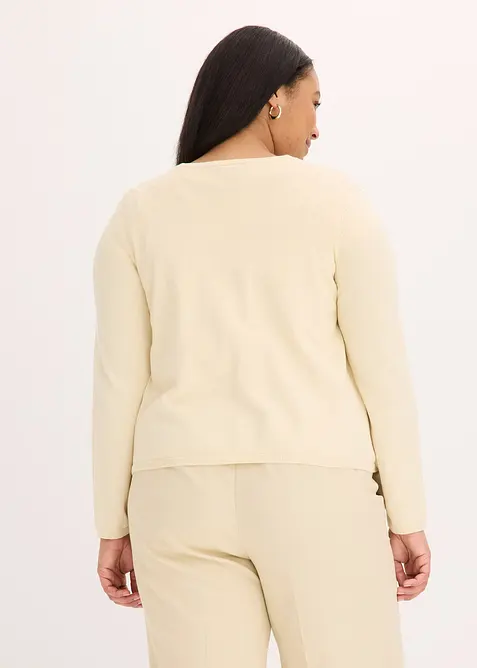 Cardigan semplice in filato fine, bonprix
