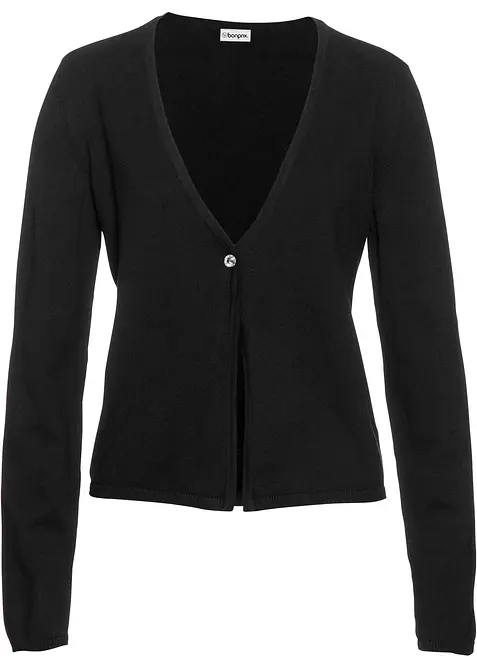 Cardigan semplice in filato fine, bonprix
