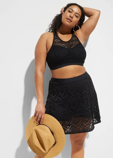 Bustier per bikini con pizzo, bonprix