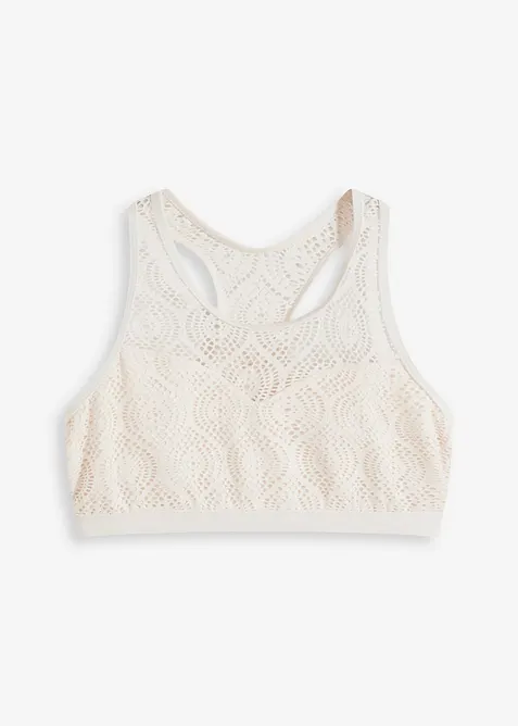 Bustier per bikini con pizzo, bonprix