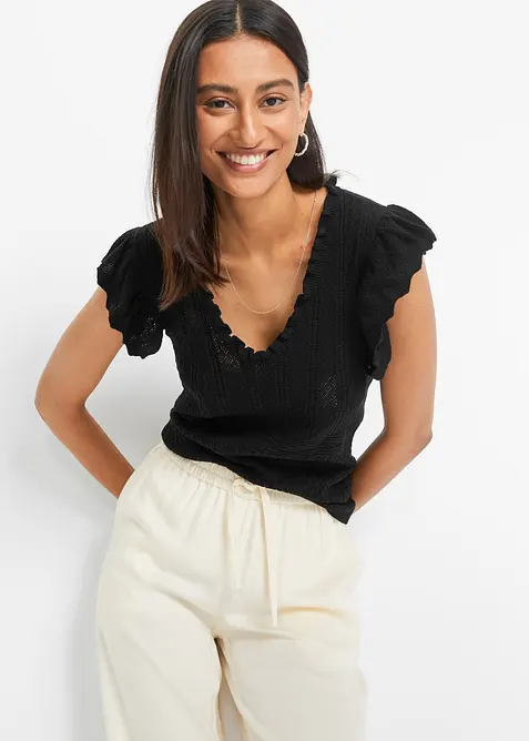 Maglia in misto viscosa morbido, bonprix