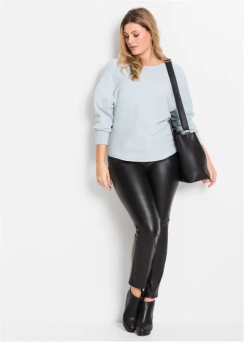 Maglione oversize a costine, bonprix