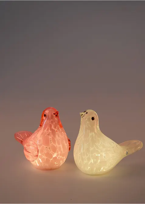 Decorazione LED a forma di uccellino (pacco da 2), bonprix