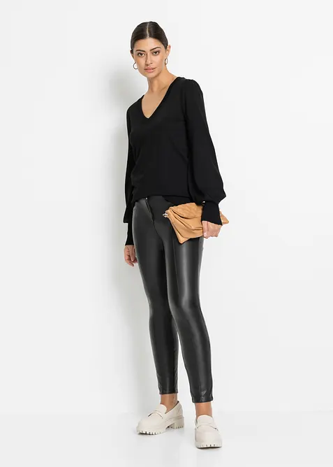 Maglione in filato fine misto viscosa, bonprix