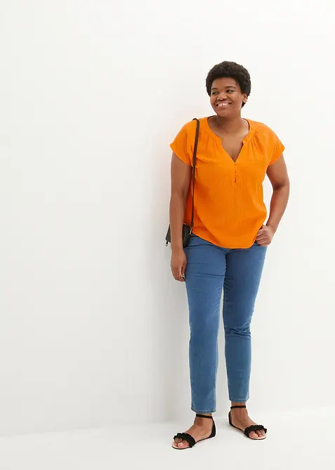 Top in mussola di puro cotone, bonprix