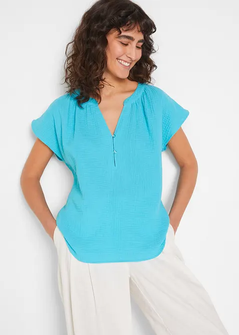 Top in mussola di puro cotone, bonprix