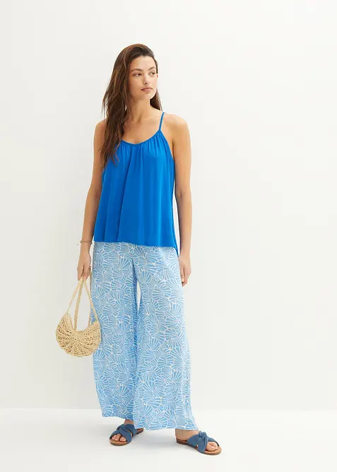 Top con spalline sottili in viscosa fluente, bonprix