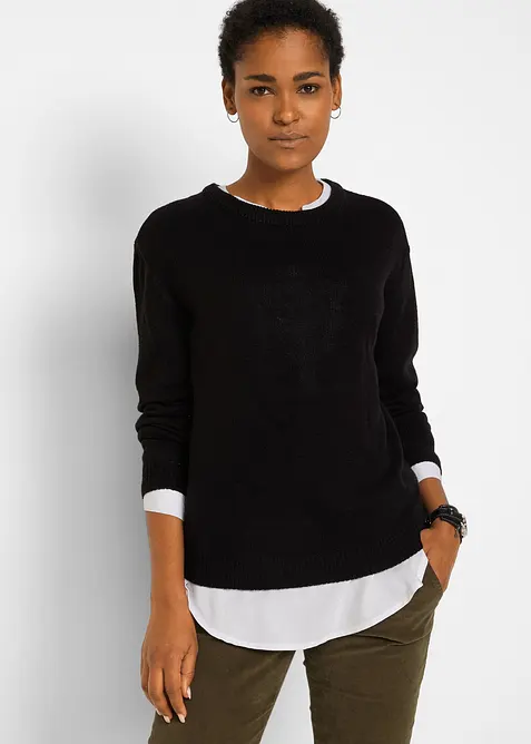 Maglione a girocollo, bonprix
