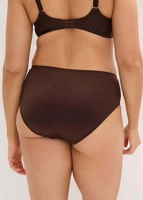 Slip alto con effetto lucido, bonprix