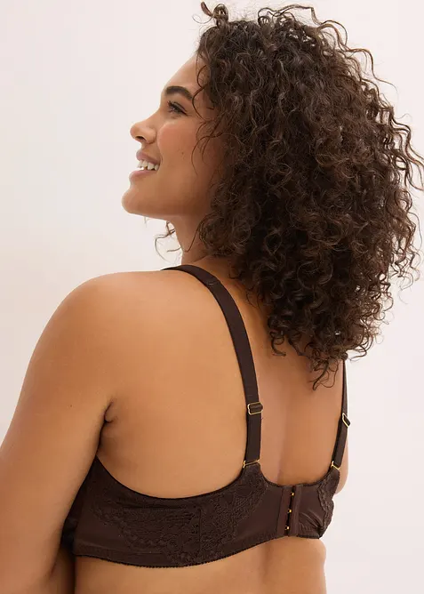 Reggiseno con ferretto ed effetto lucido, bonprix