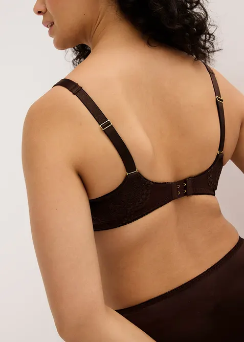 Reggiseno con ferretto ed effetto lucido, bonprix