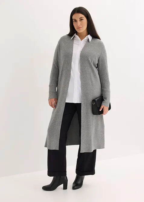 Cardigan lungo con viscosa, bonprix
