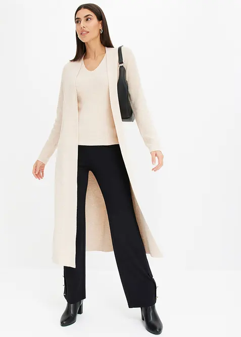 Cardigan lungo con viscosa, bonprix