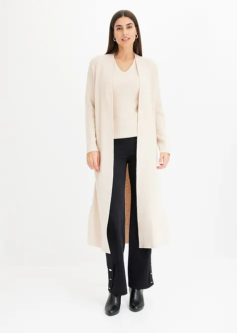 Cardigan lungo con viscosa, bonprix