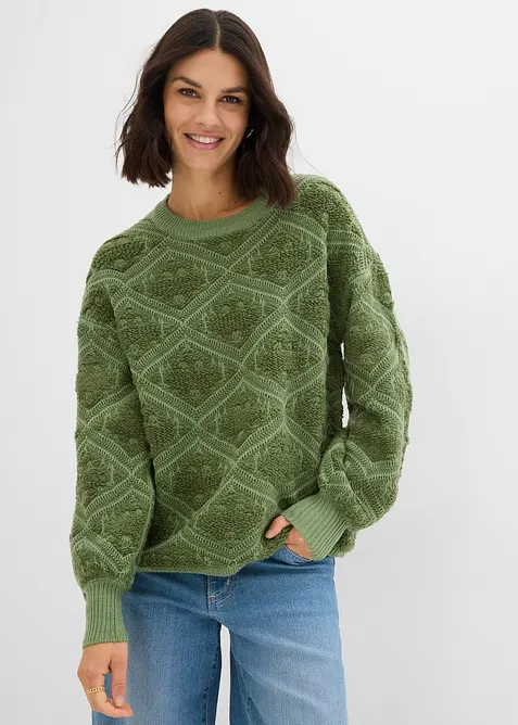 Maglione boxy, bonprix