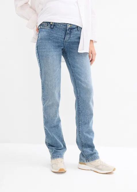 Jeans pr&eacute;maman 2 in 1 da indossare sia prima che dopo il parto, straight, bonprix