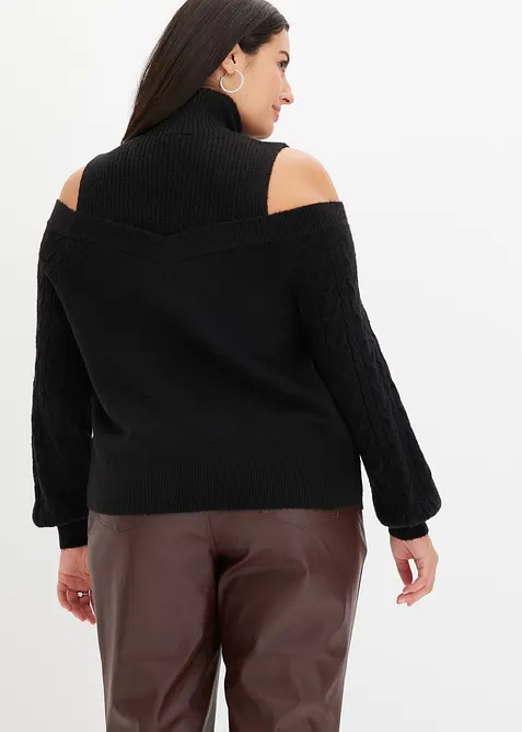 Maglione a spalle scoperte, bonprix