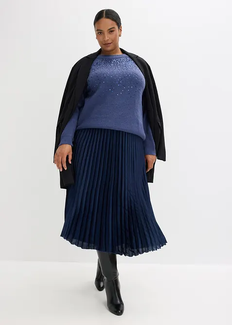 Maglione con paillettes, bonprix