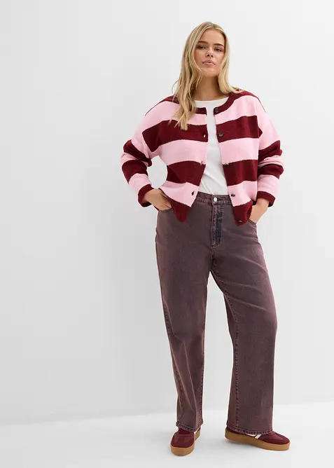 Cardigan corto in filato fine, bonprix