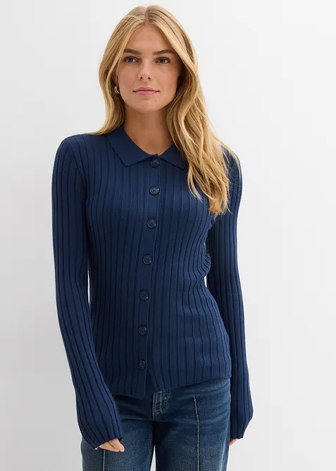 Cardigan a coste, bonprix