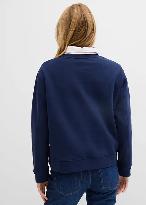 Felpa oversize in puro cotone, bonprix