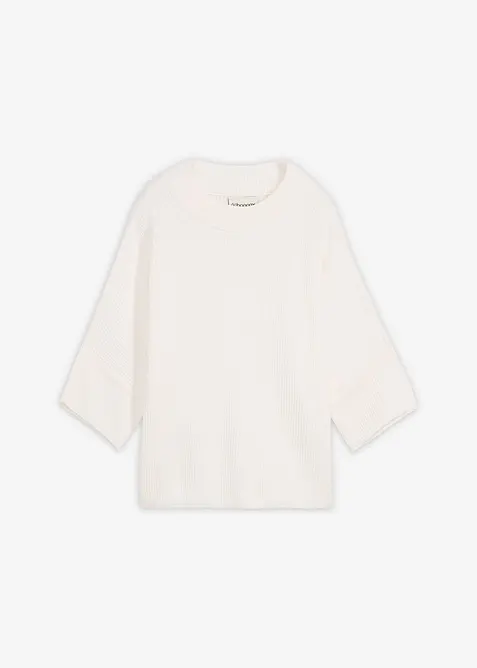 Maglione boxy in misto viscosa morbido, bonprix