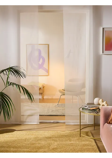 Tenda a pannello in voile leggero (pacco da 1), bonprix