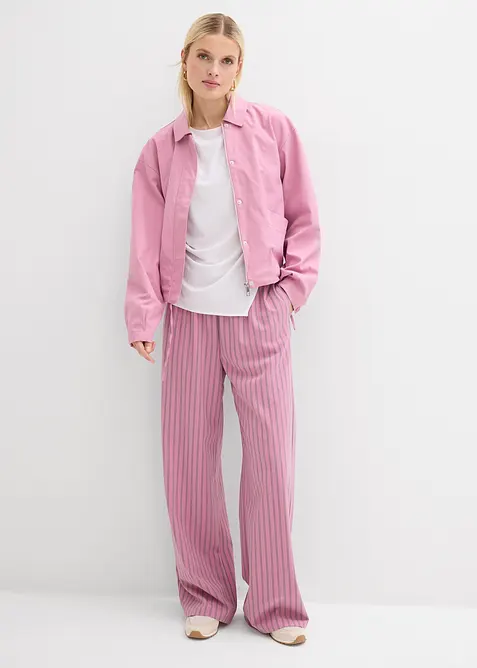 Pantaloni in tessuto fluente con elastico in vita, bonprix