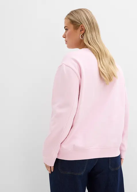 Felpa oversize in puro cotone, bonprix