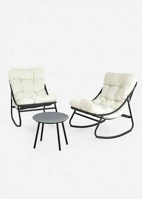 Tavolo e sedie da giardino (set giardino 3 pezzi), bonprix