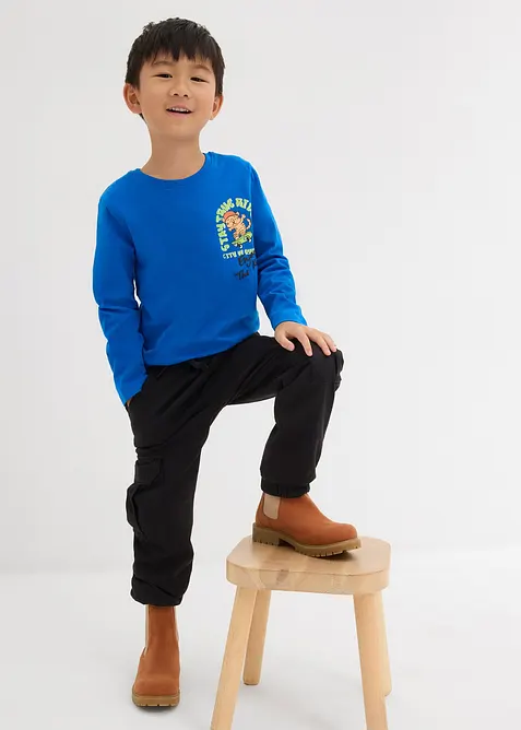 Maglia a maniche lunghe in puro cotone biologico, bonprix