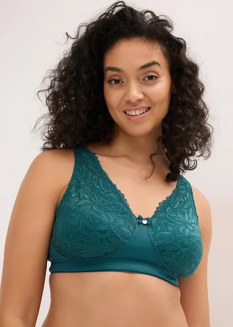 Reggiseno contenitivo senza ferretto con spalline imbottite, bonprix