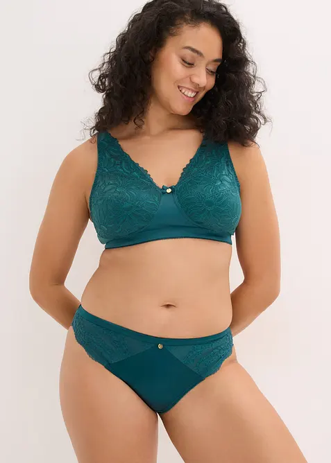 Reggiseno contenitivo senza ferretto con spalline imbottite, bonprix