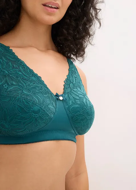 Reggiseno contenitivo senza ferretto con spalline imbottite, bonprix
